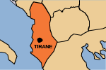 map: Albania