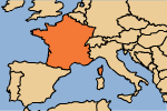 map: Europe - France