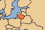 map: Europe - Lithuania