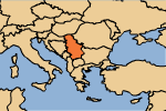 map: Europe - Serbia