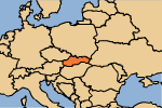 map: Europe - Slovakia