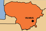 map: Lithuania